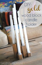 Jenna Burger Wooden Candle Holder